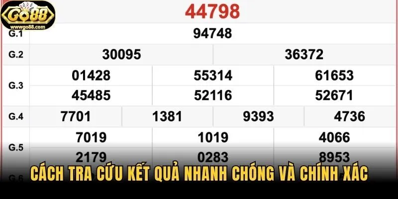 Cách tra cứu kết quả nhanh chóng và chính xác