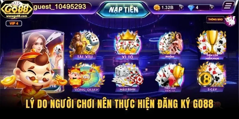 Lý do người chơi nên thực hiện đăng ký Go88