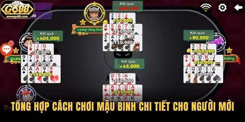 Tổng hợp cách chơi Mậu Binh chi tiết cho người mới