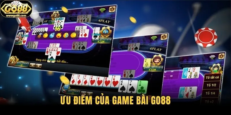 Ưu điểm của game bài Go88